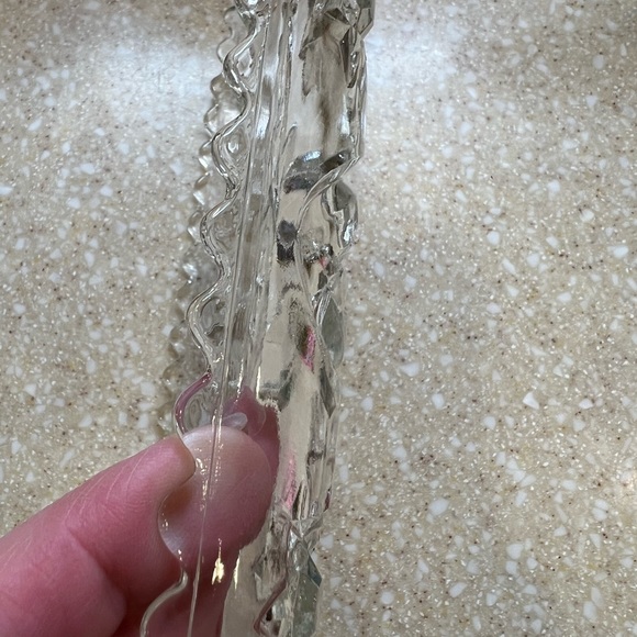 Star of David Clear Glass Dish - Picture 7 of 7